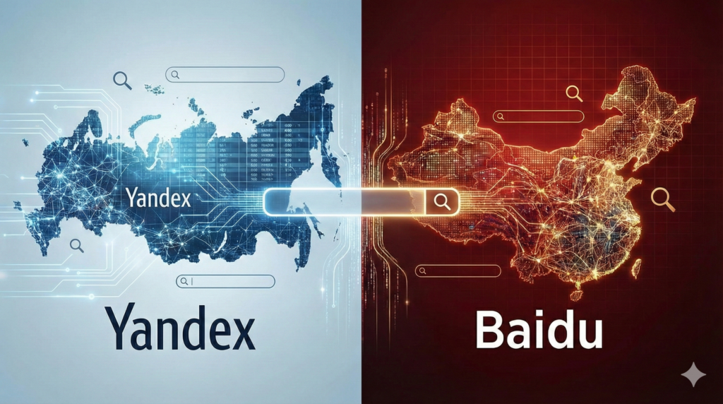 Russia Yandex and China Beide